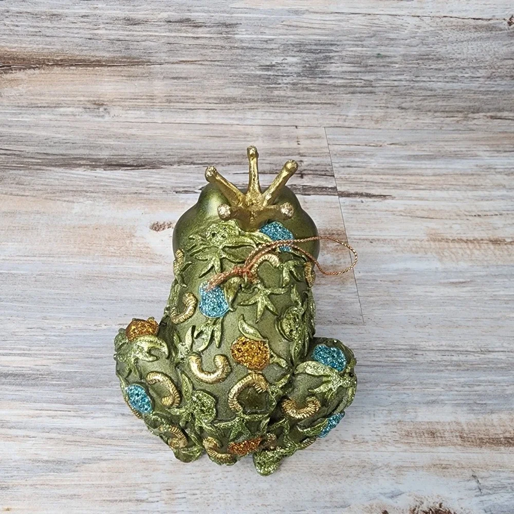 Schurman Retail Group Frog Prince Ornament with Matching Decorative Gift Box